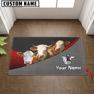 Uni Simmental Metal Pattern Doormat