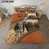 Uni Simmental On The Farm Customized Name 3D Bedding Set