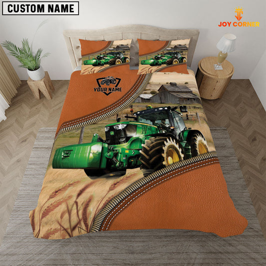 Uni Tractor On The Farm Customized Name 3D Bedding Set