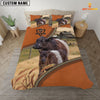 Uni Belted Galloway On The Farm Customized Name 3D Bedding Set