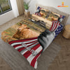 Uni Limousin 3D US Flag Bedding Set