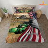 Uni Tractor 3D US Flag Bedding Set