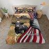 Uni Holstein 3D US Flag Bedding Set