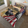 Uni Holstein 3D US Flag Bedding Set