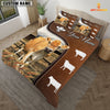 Uni Jersey On Farm Brown 3D Bedding Set