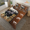 Uni Holstein On Farm Brown 3D Bedding Set