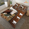 Uni Hereford On Farm Brown 3D Bedding Set