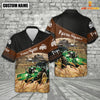 Uni Tractor On Farms Custom Name Printed 3D Black Hoodie