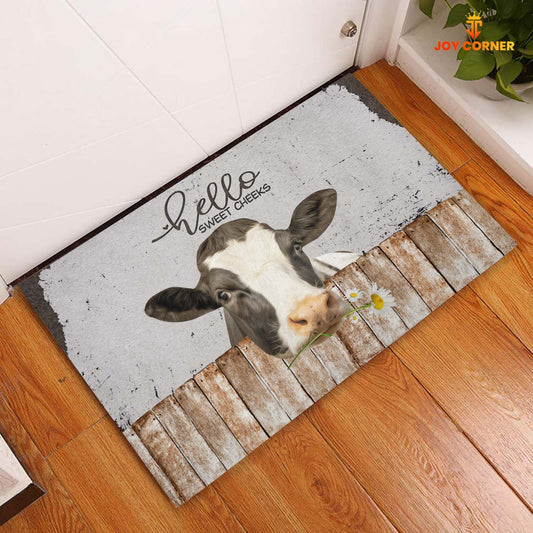 Uni Holstein Hello Sweet Checks Doormat