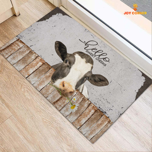 Uni Holstein Hello Sweet Checks Doormat