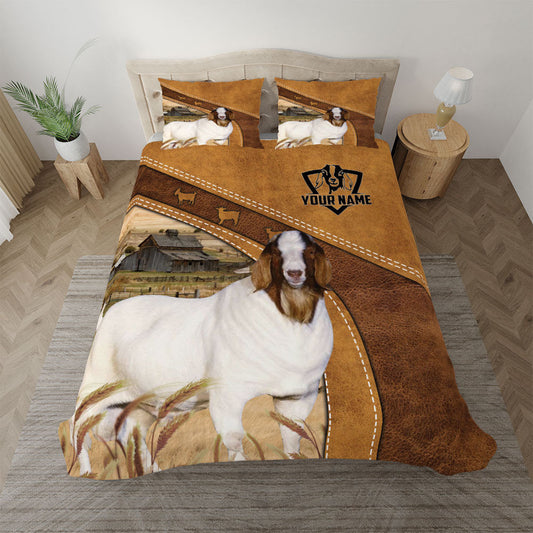 Uni Boer Goat Customized Bedding set