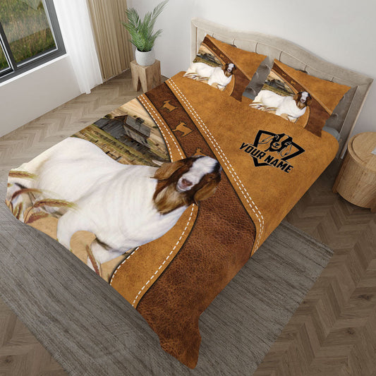 Uni Boer Goat Customized Bedding set