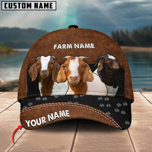 Uni Happy Boer Goat Customized Name And Farm Name 3D Classic Cap