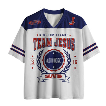 UniJames Team Jesus Christian White Mesh Jersey