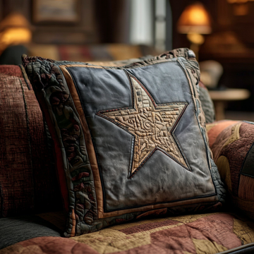Texas Star Bold Quilted Pillow Case NCU0XD2128