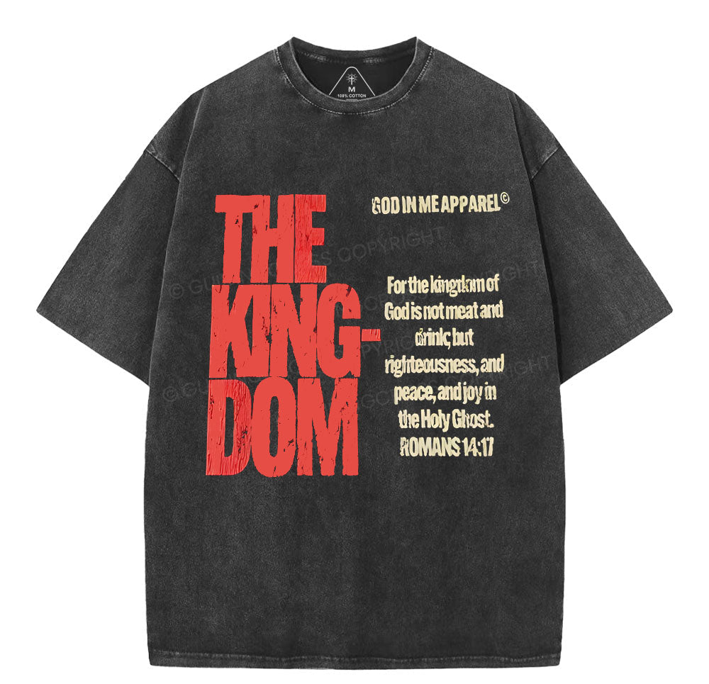 The Kingdom Christian Washed TShirt  