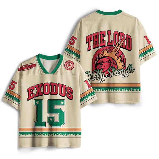 UniJames The Lord Is My Strength Christian Mesh Jersey