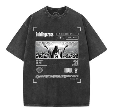 The Truth The Way The life Christian Washed T-Shirt Sale - GuidingCross