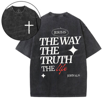 The Way Chirstian Washed T-Shirt Sale - GuidingCross