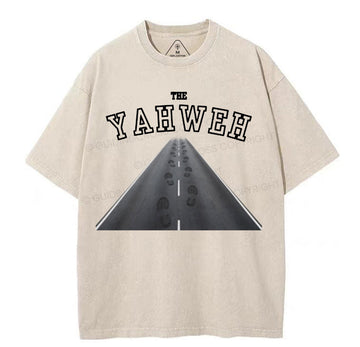 The Yahweh Christian Washed TShirt  