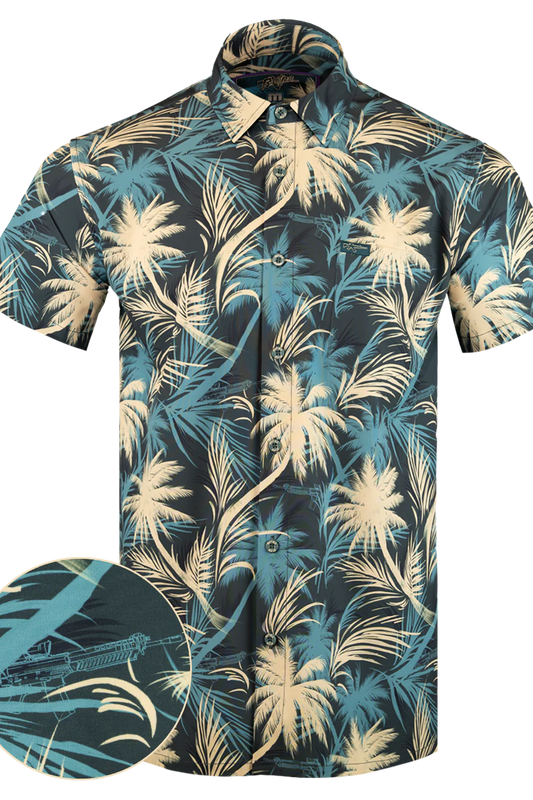 UniJames Comfort Luau (Blue) Button Down For Men