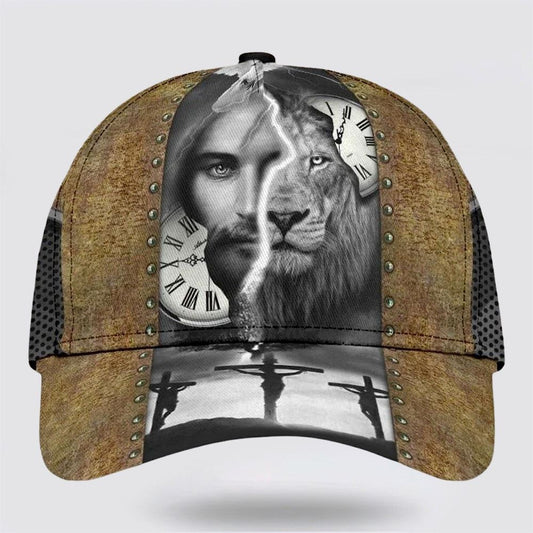 Uni The Lion And Jesus Face Classic 3D Cap