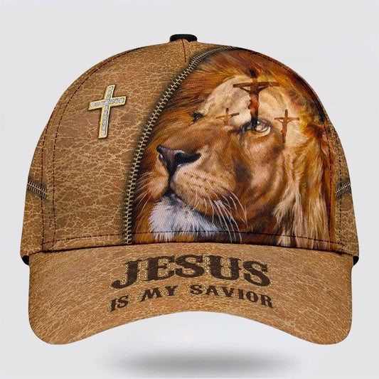 Uni The Lion Jesus Is My Savior Crucifixion Of Jesus Classic Cap