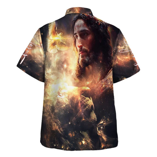 UniJames The Lion Of Judah Jesus Christ Hawaiian Shirts For Men - Christian Hawaiian Shirt - Hawaiian Summer Shirts
