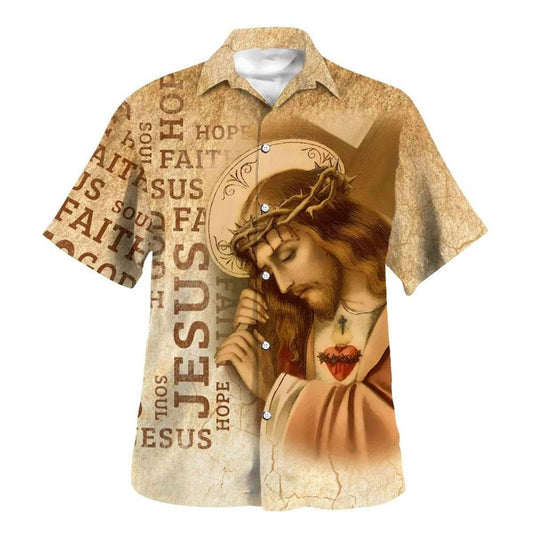 Unique The Sacred Heart Of Jesus Hawaiian Shirt