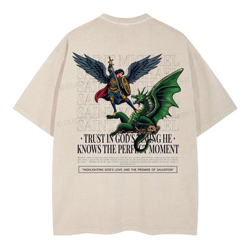 Trust In God Christian Washed T-Shirt Sale - GuidingCross