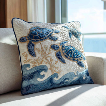 Turtle V2 Quilted Pillow Case NCU0PT8018