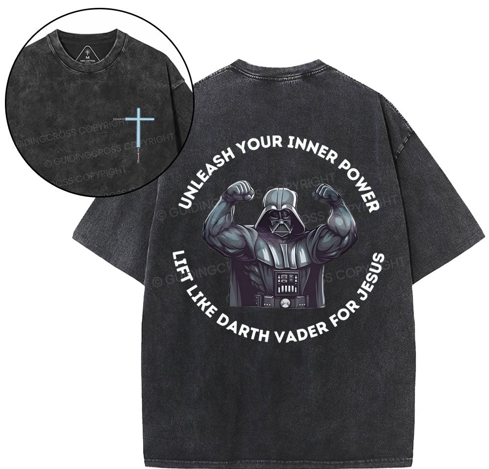 Unleash Your Inner Power Christian Washed TShirt  