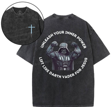 Unleash Your Inner Power Christian Washed TShirt  