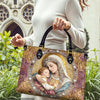 Uni Divine Madonna And Child Leather Bag