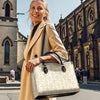 Uni The Ave Maria Pattern Leather Bag