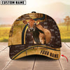 Unijames Cattle Ranch Leather Pattern Personalized Name Cap
