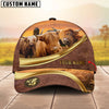 Unijames Cattle Golden Line Personalized Name Cap
