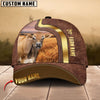 Unijames Cattle Golden Field Personalized Name Cap