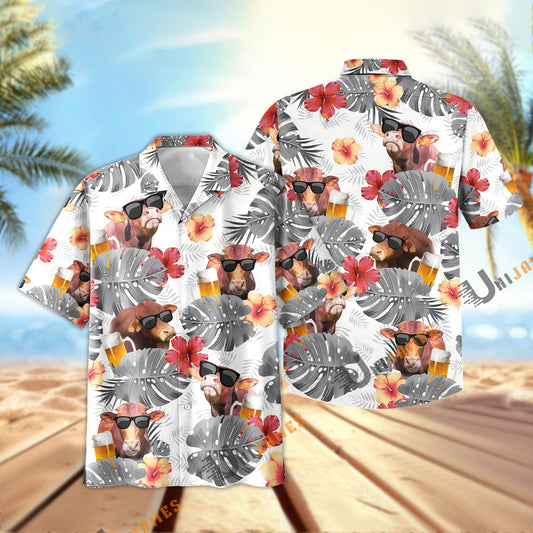 Uni Beefmaster Summer Beer Chill Hawaiian Shirt