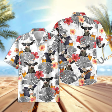 Uni Black Baldy Summer Beer Chill Hawaiian Shirt