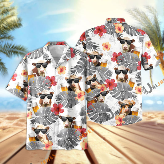 Uni Hereford Summer Beer Chill Hawaiian Shirt