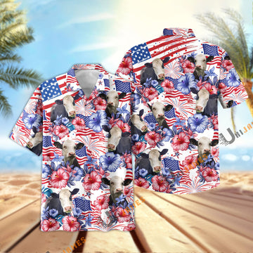 Uni Black Baldy Happy America 2 Hawaiian Shirt