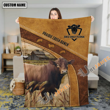 Uni Prairie Creek Ranch Custom Blanket For Gerri Douglas