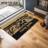 Uni Horse Sunshine Field Custom Farm Name Custom Year Coir Doormat