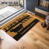 Uni Beefmaster Straw Roll Custom Farm Name Custom Year Coir Doormat