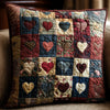 Warm Hearts Quilted Pillow Case NCU0NT11532