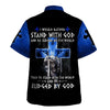 UniJames Warrior Lion Cross Judged By God Hawaiian Shirt - Christian Hawaiian Shirt - Religious Hawaiian Shirts