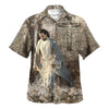 UniJames Way Maker Miracle Worke Hawaiian Shirt - Jesus Walking Through The Fields Hawaiian Shirts - Christian Hawaiian Shirt