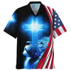 UniJames Way Maker Miracle Worker Lion Cross Hawaiian Shirts - Christian Hawaiian Shirt - Hawaiian Shirts For Men
