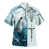 UniJames Way Maker Miracle Worker Promise Keeper Light In The Darkness Jesus Walking On Water Hawaiian Shirt - Christian Hawaiian Shirt - Best Hawaiian Shirts